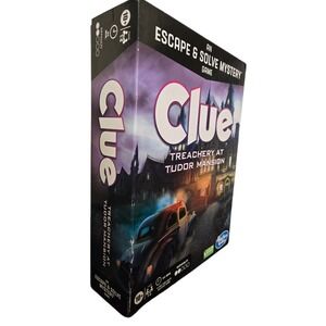 CLUE‎ Escape & Mystery Game Treachery at Tudor Mansion Hasbro Gaming 10+